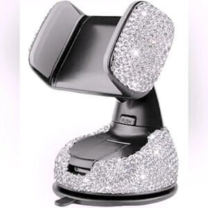 🤍🎉HP⭐️🎉Bling Bling  Universal Car phone holder mount stand